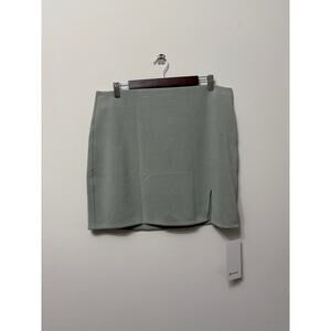 NWT Lululemon Softstreme High-Rise Mini Skirt Sz XL MSRP $88 Fog Green